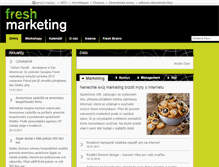 Tablet Screenshot of freshmarketing.cz